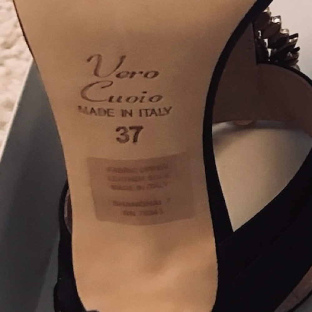 Valentina Sentell Swarovski Crystal Heels - Picture 10 of 11